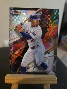 2024 Topps Finest X-Fractor Francisco Lindor #9 - Picture 1 of 2