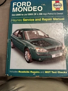 Ford Mondeo Petrol & Diesel (Oct 00 - Jul 03) Haynes Repair Manual: 2000 to 2003 - Picture 1 of 4