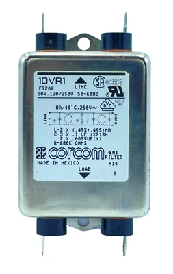 Corcom F7206 10VRI 10A 120/250V Emi Line Filter 50/60HZ H14 - Bild 1 von 4