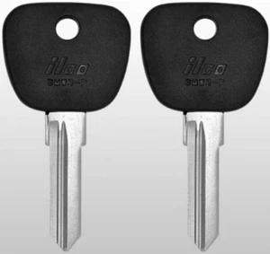 2 Pack - Uncut Blade Ignition/Door NON-TRANSPONDER Key Blanks BMW3-P FOR BMW - Picture 1 of 2