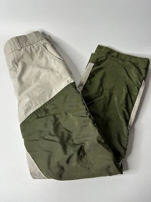 Vtg LL Bean 100% Nylon Brush Pants Beige Hunting Mens Sz 28x27 - Image 1 of 4