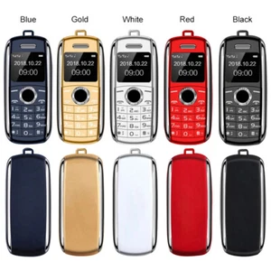 Tragbar X8 Mini Handy 0,6in Dual SIM 2G GSM Unlocked Dialer Bluetooth Smartphone - Bild 1 von 18