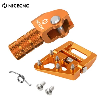 Punta de paso de palanca de cambio de pedal de freno plegable para KTM 125-500 SX XC W EXC F 2017-2024 Foto 1 de 4