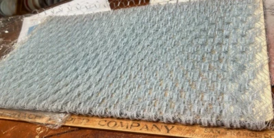 Velo vintage años 40 18" ancho red azul francés 1yd Nouveaute de Paris Foto 1 de 4