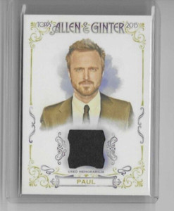 2015 Topps Allen & Ginter Aaron Paul Memorabilia Relic card Actor