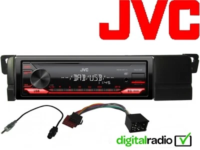 JVC DAB+ USB Aux In Radio passend für  BMW 3er E46 1998-2007 - Bild 1 von 4