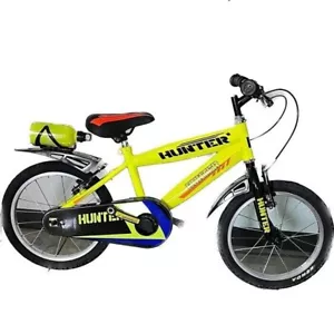Fahrrad MTB 16 Hunter für Kind Gelb Mit Räder Wasserflasche Und Schutzbleche - Bild 1 von 7