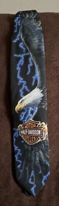 Harley Davidson Flying Eagle Tie RN 84124 NWT Ralph Marlin 1998 Made In USA NEW - Picture 1 of 5