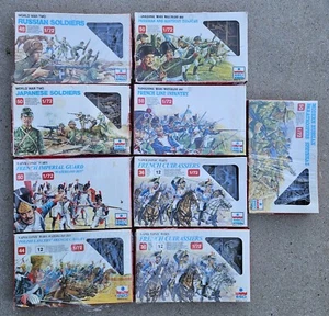 28 BOXES OF TOY SOLDIERS - ERTL ESCI AIRFIX REVELL ITALERI NAPOLEONIC WARS WWII - Picture 1 of 11