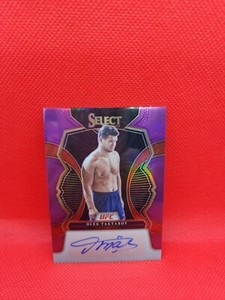 2023 Oleg Taktarov Select UFC Signatures Purple Prizm Auto /49 - Heavyweight 
