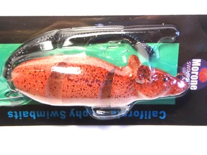 Morone Swimbaits TWO Rat Big Raton Otter Muskrat Swimming Swimbait bass Lure - Picture 1 of 8