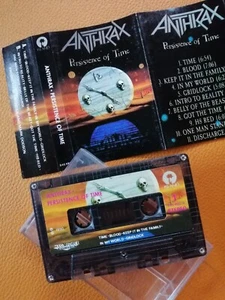 Anthrax [ Persistence of Time ] ORIGINAL PICTURE CASSETTE THAILAND EDITION - Picture 1 of 2
