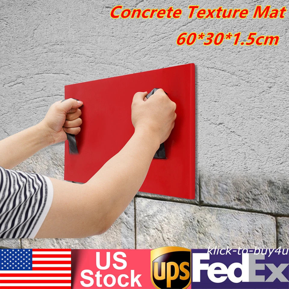 Concrete Texturing Skin 24*12" Concrete Stamps Mats Set Concrete Stamping - Image 1 of 4