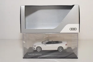 B6 1:43 SPARK AUDI A5 CABRIOLET TOFANA WHITE DEALER BOX MIB - Picture 1 of 15