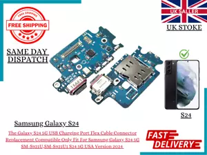Samsung Galaxy S24 5G SM-S921B Dock Connector, Ladebuchse & PCB Mikrofon UK - Bild 1 von 7
