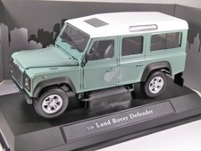 LAND ROVER DEFENDER in Green 1/24 scale model by CARARAMA
