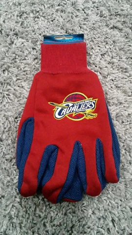 New Adult NBA Cleveland Cavaliers Red/Blue Utility Winter Gloves-PMJS Cover