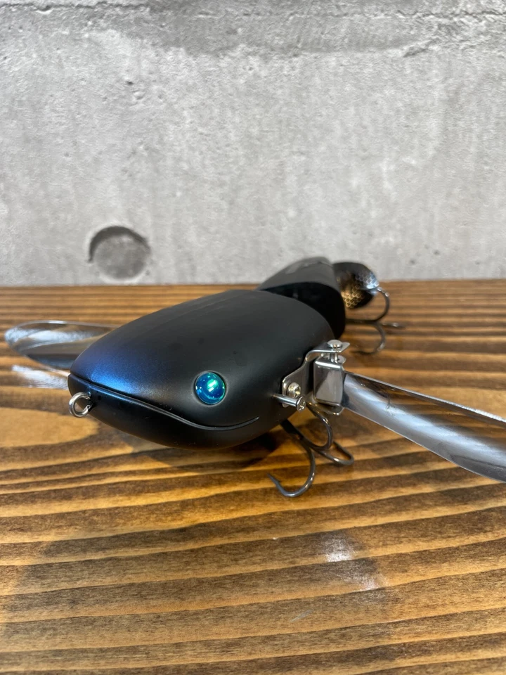 deps NZ CRAWLER #02 Jet Black Topwater Surface bait japan bass fishing lure - Image 1 of 4