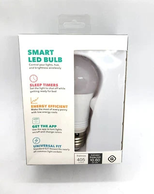 GEMS Smart LED Light Bulb Bluetooth 405 Lumens Made For iOS and Android - Image 1 of 4