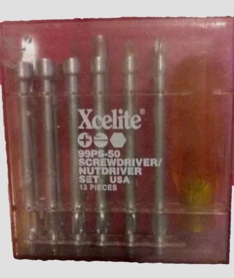 Xcelite Tools USA 99-PS-50 Screwdriver - Nutdriver Set - 13 Piece Set - Image 1 of 4