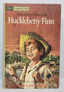 THE ADVENTURES OF HUCKLEBERRY FINN Hardcover Book By Mark Twain 1963 - Picture 1 of 7