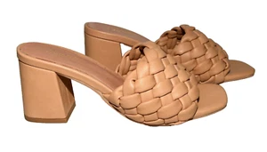 Seychelles Beige Braided Faux Leather Insoles Leather Women Sandals Size 6M NWOB - Picture 1 of 10
