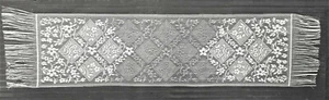 Lace Table Runner Chantilly 14" X 54" White Dining Room Livingroom Bed Room - Picture 1 of 4