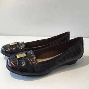 LifeStride Marlon Women's Low Wedge Dress Shoe (1946) Dark Brown Size 6.5M - Bild 1 von 8