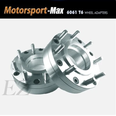 Adaptadores de 2 ruedas 5x5,5 a 8x170 espesor 2" | Buje centrado para ruedas Super Duty Foto 1 de 4