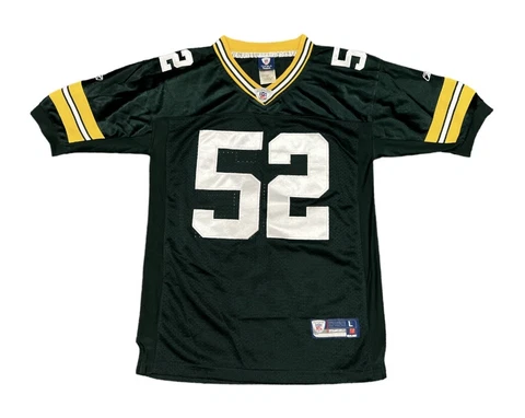 Reebok On Field Green Bay Packers Clay Matthews #52 Boy’s Sewn Jersey Size Large Cover