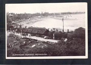 D5425 UK Weymouth Bay Alexandra Gardens c1917 YMCA Series vintage postcard - Bild 1 von 2