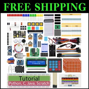 Raspberry Pi 5 & 4 Comprehensive Kit: 223 Tools, 128 Projects & Expert Guidance - Picture 1 of 12