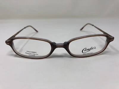 Candie’s Eyeglasses Frame C AMY&CL BRN/BL 48-18-135 Brown Metal/Plastic RQ53 - Image 1 of 4