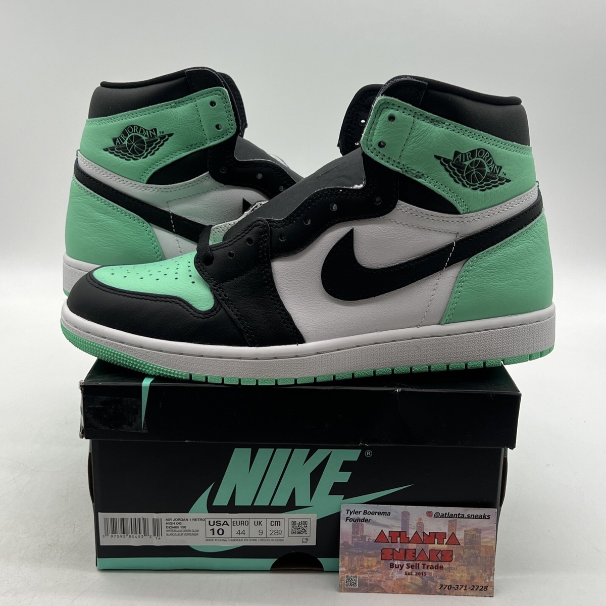 靴 Nike Air Jordan 1 High OG \"Green Glow\" New Balance NIKE AIR JORDAN 1 RETRO HIGH OG 