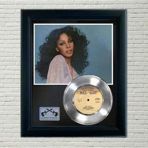 Donna Summer "Hot Stuff" Silver Framed Record Display - Picture 1 of 4