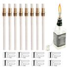 Wine Bottle Torch Kit 8 Pack, Includes 8 Long Life Torch Wicks, Lamp Cover & ...
