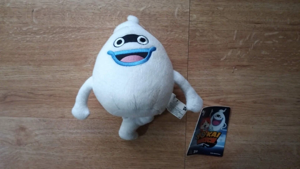 Yo-kai Watch Plush Hasbro WHISPER 6.5" inch Slippery Ghost Butler Level5 - Image 1 of 2