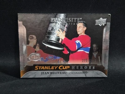 2025-26 Exquisite Collection Stanley Cup Heroes Jean Beliveau /299 - Image 1 of 3