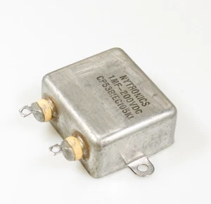 1uF 200V DC CP53B1EC105K1 Hermetically Sealed Oil Bathtub Capacitor 1mfd - Picture 1 of 1