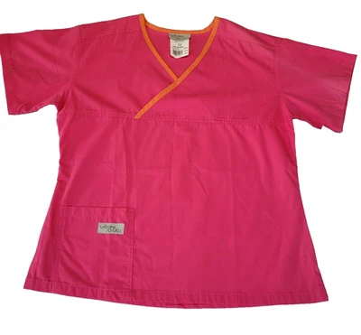 Top Exfoliante Urbane Talla S Rosa con Bolsillos Bordados Naranja Para Mujer Nuevo con Etiquetas Foto 1 de 4