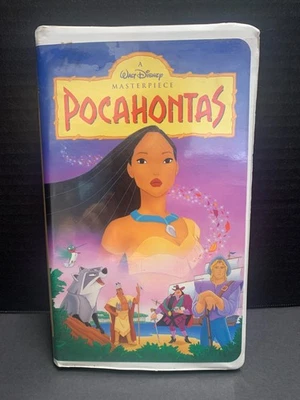 Pocahontas Masterpiece Walt Disney VHS Video Tape Movie Clamshell - Imagem 1 de 4
