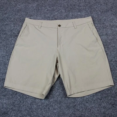 Lululemon Commission Shorts Men's 36 9" Inseam Beige Chino Performance - Image 1 of 4