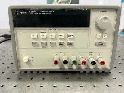 Agilent E3631A Triple Output DC Power Supply – Tested Voltages, 6V/±25V, As-Is - Image 1 of 4