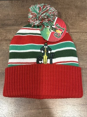 Buddy The Elf Pom Beanie Winter Christmas Knit Hat New Christmas - Image 1 of 3
