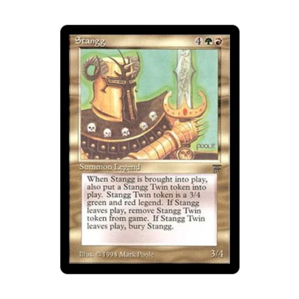 WOTC MtG Legends Stangg (R) VG - Image 1 of 1