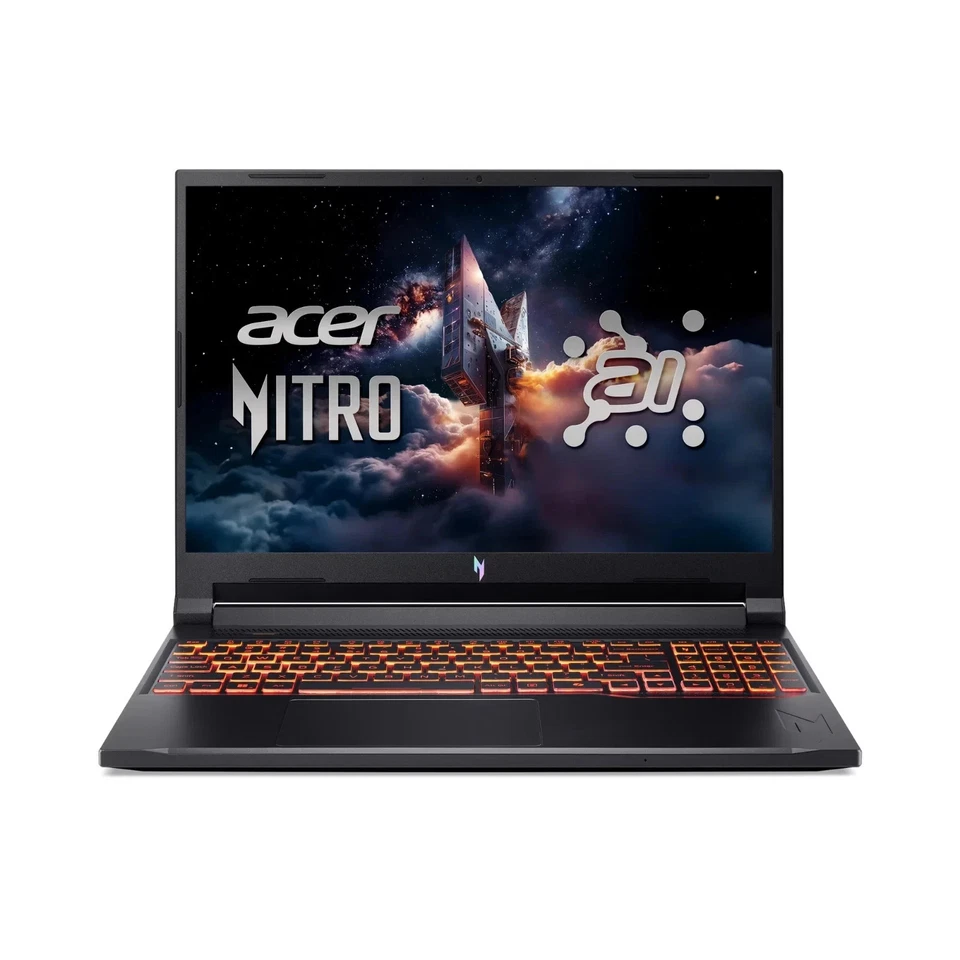 Acer Nitro 17.3" Gaming Laptop Ci5 16GB RAM 512 SSD RTX4050 Black AN517-55-558P - Image 1 of 1