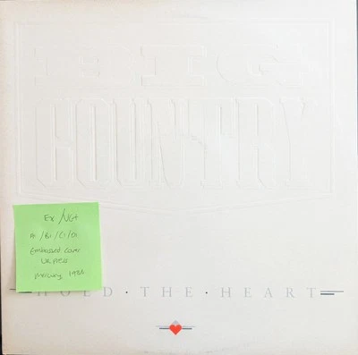 Big Country Hold The Heart Vinyl Record EX/VG+ BIG CX 44 1986 - Image 1 of 2