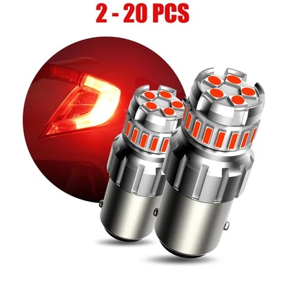 1157 LED Bulb For Brake Stop Tail Red Lamp CANBUS Lamps Replacement 2-20X AUXITO - Image 1 of 4