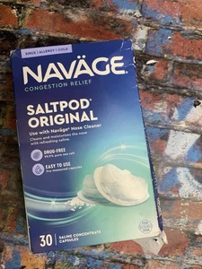 Navage Nasal System Original Saltpods 30 Pods Brandneu Versiegelt Salt Pods - Bild 1 von 3
