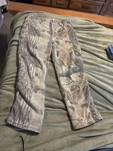 Real Tree  advantage  classic Camo Pants 34x28 Men's vintage faded winter pants  - Picture 1 of 10